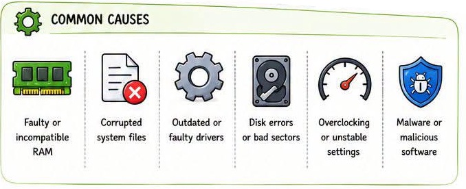 Common Causes of Stop Code 0x0000001A