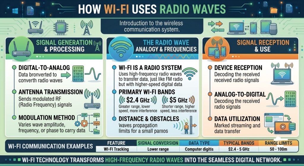 How Wi-Fi Uses Radio Waves
