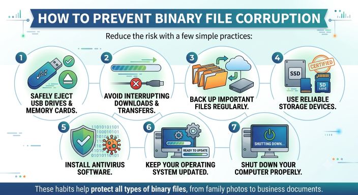 How to Prevent Binary File Corruption