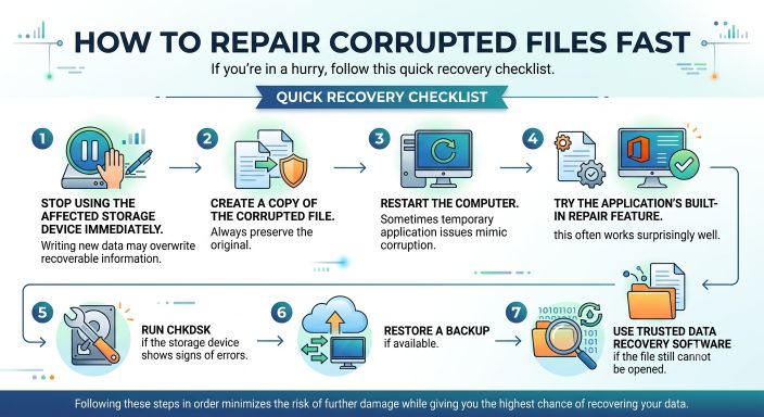 How to Repair Corrupted Files