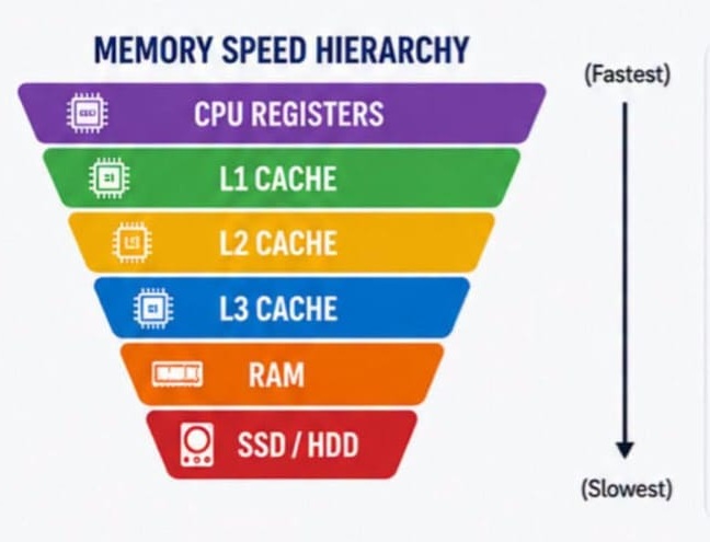 Memory Speed Hierarchy