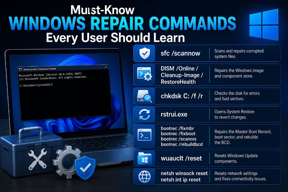 Must-Know Windows Repair Commands