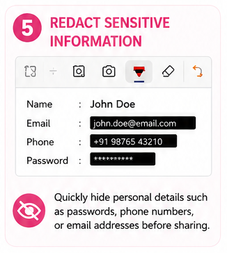 Redact Sensitive Information