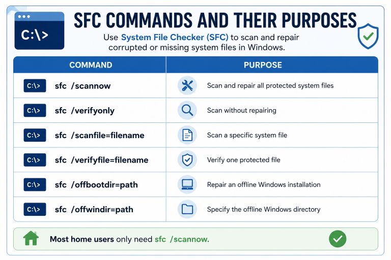 SFC Commands