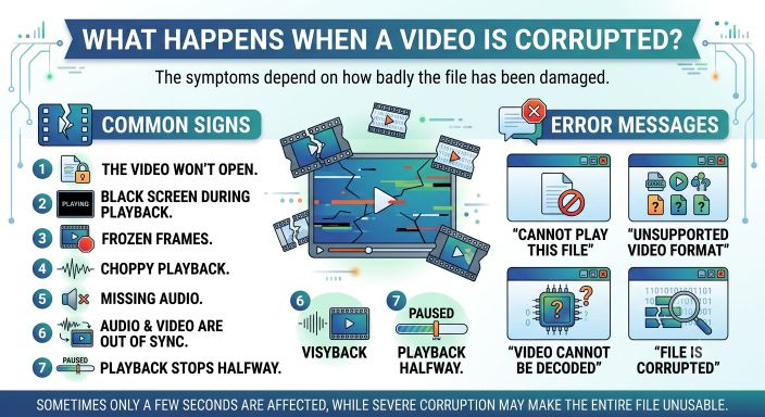 What Happens When a Video Is Corrupted