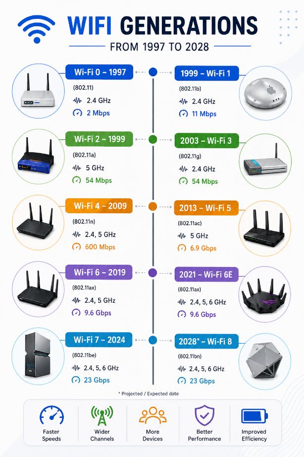 Wi-Fi Generations