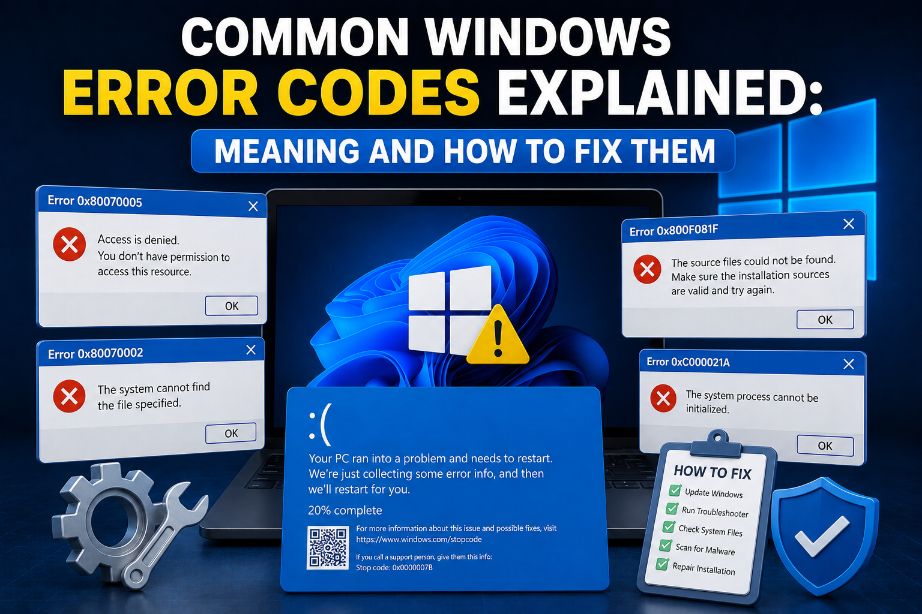 Windows Error Codes Explained