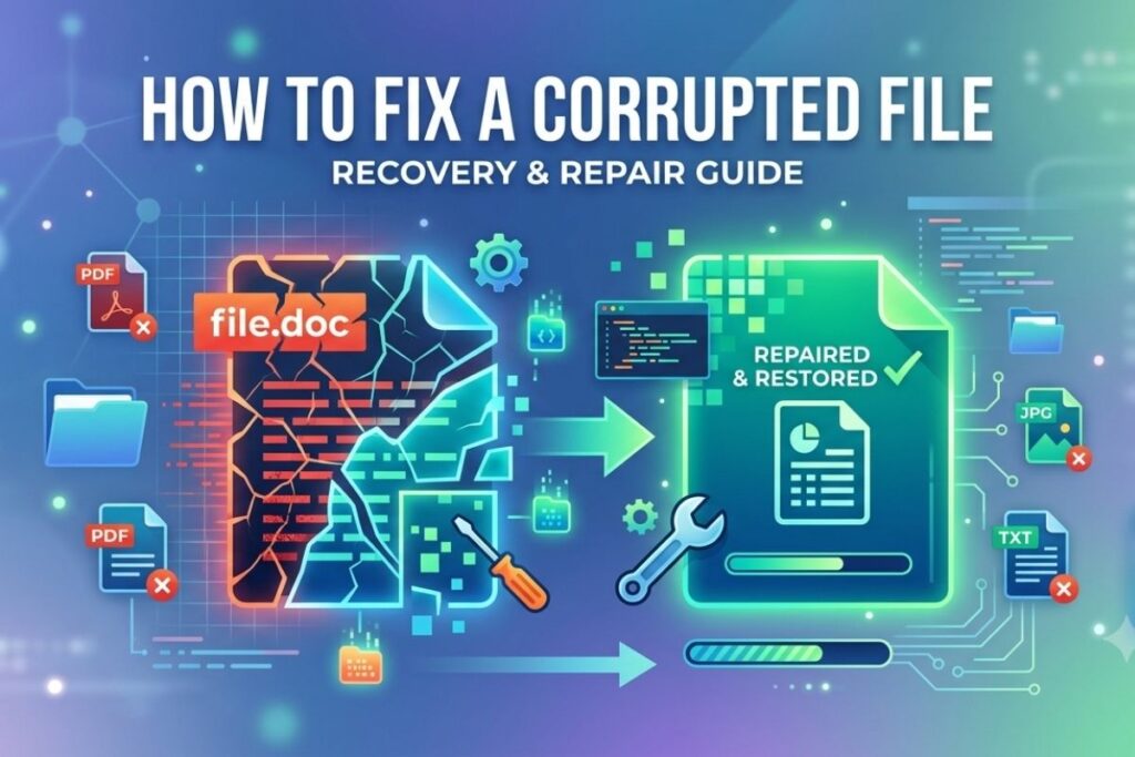 how to fix a corrupted file