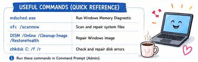 useful commands 0x0000001A
